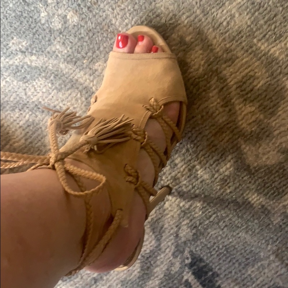 AQUAZZURA SUEDE SANDALS